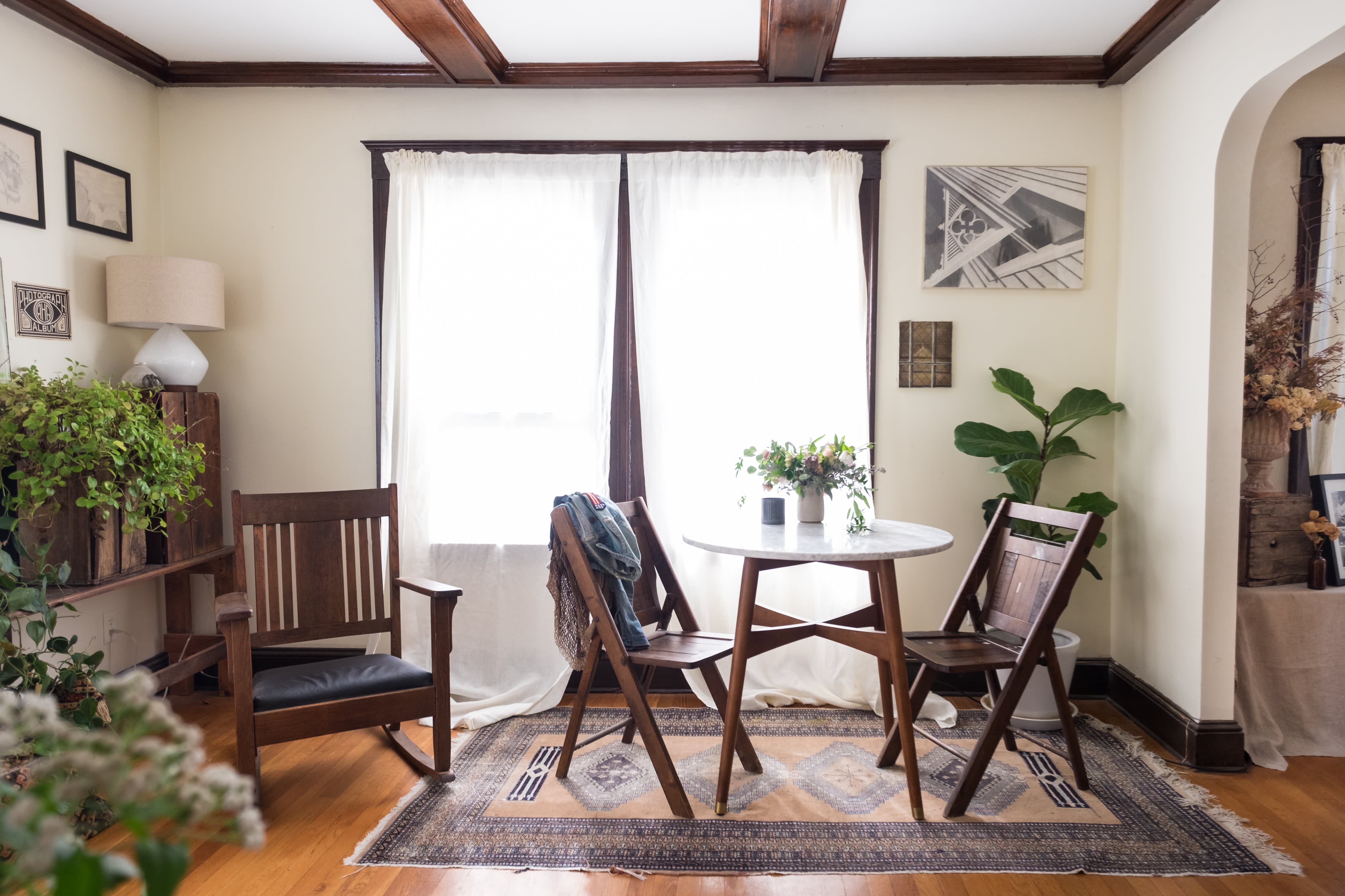 House Tour Eclectic Style in a New England Rental Apartment Therapy